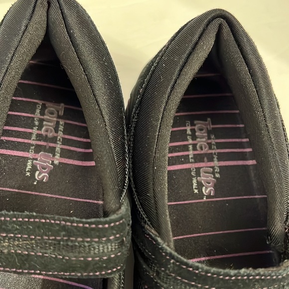 SKECHERS BLACK MARY JANE SHOES SZ 7 - Picture 4 of 11